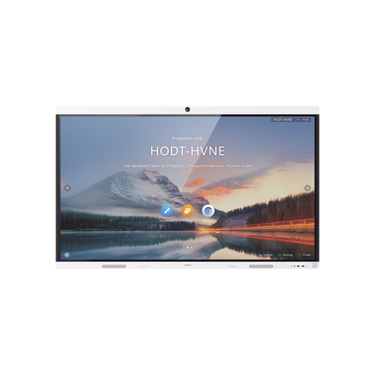 Huawei Ideahub B2, Pantalla Interactiva Para Colaboración Inteligente, 86", 4k Uhd, Android 9, Wi-fi, Blanco Jade.