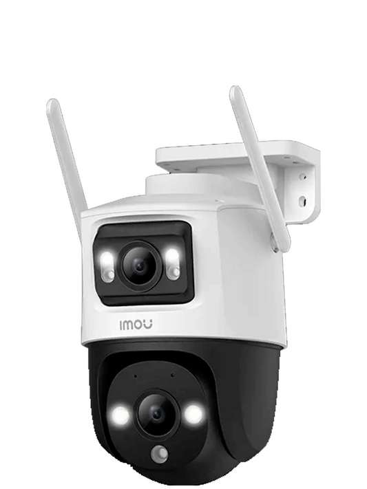 Camara Ip / Imou / Ipc-s7xn-10m0wed / Cruiser Dual 5 Mp 5 Mp / Wifi / Dual Lens - Pt Y Fija / Full Color / Exterior / Alarma / Audio Bidireccional / Luz Led / Auto Tracking / Ranura Micro Sd / Onvi