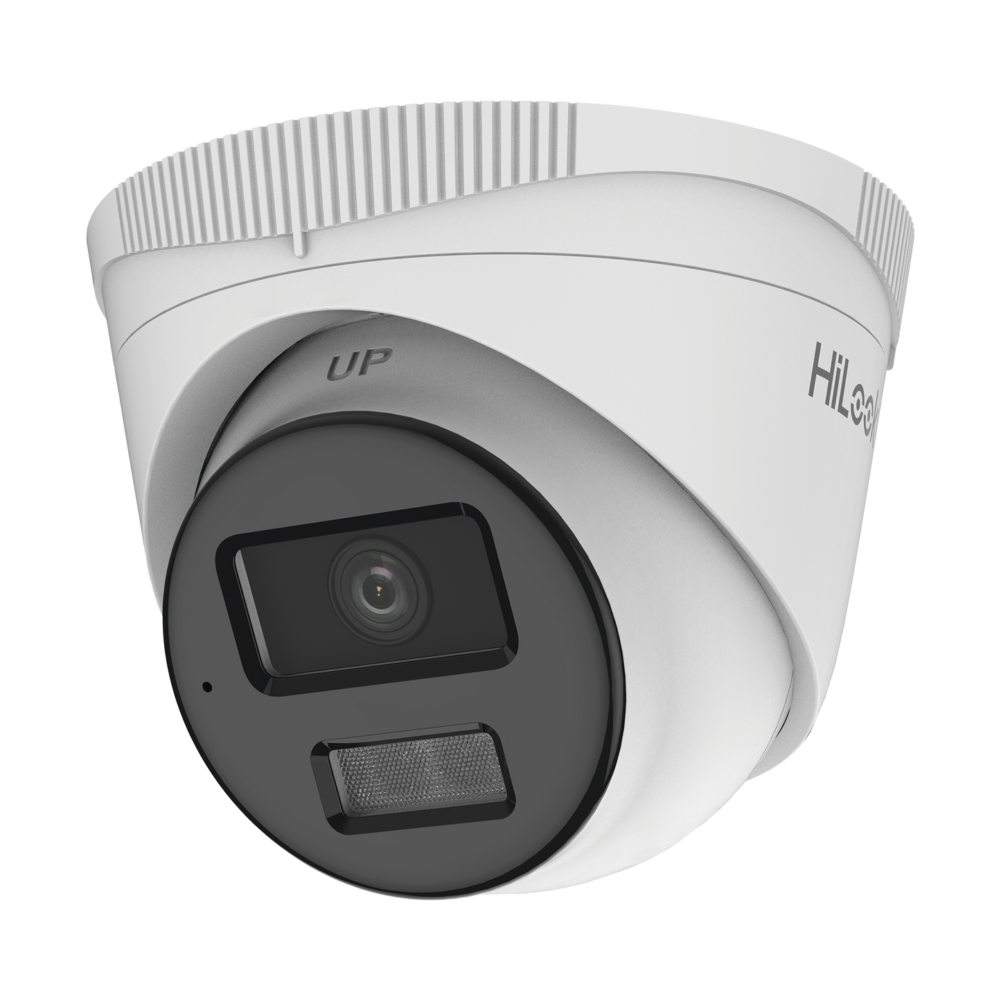 [Dual Light] Turret IP 4 Megapixel  / Lente 2.8 mm / 20 mts IR + 20 mts Luz Blanca / Micrófono Integrado / ACUSENSE Lite / Exterior IP67 / PoE / dWDR / H.265+ / ONVIF
