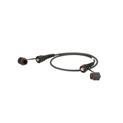 Patch Cord Cat6A IndustrialNet, Blindado S/FTP, Con Plug Industrial y Tapa en Cada Extremo, 3 Metros