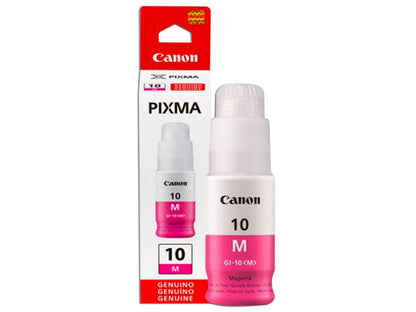 Botella De Tinta Canon Gi-10m Magenta,tinta Continua,rendimiento 7700 Paginas,compatible G6010,g5010,gm2010