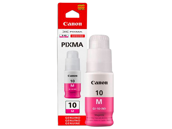 Botella De Tinta Canon Gi-10m Magenta,tinta Continua,rendimiento 7700 Paginas,compatible G6010,g5010,gm2010