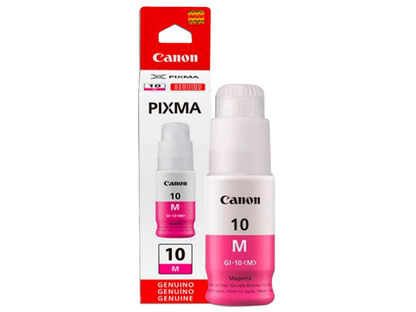 Botella De Tinta Canon Gi-10m Magenta,tinta Continua,rendimiento 7700 Paginas,compatible G6010,g5010,gm2010