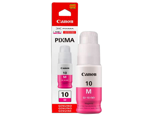 Botella De Tinta Canon Gi-10m Magenta,tinta Continua,rendimiento 7700 Paginas,compatible G6010,g5010,gm2010