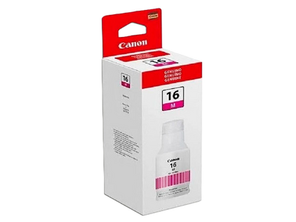 Botella De Tinta Canon Gi-16 Magenta,rendimiento 9,000 Paginas,compatible Maxify Gx7010,maxify Gx6010,maxify Gx5010