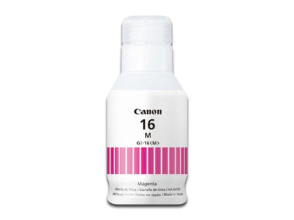 Botella De Tinta Canon Gi-16 Magenta,rendimiento 9,000 Paginas,compatible Maxify Gx7010,maxify Gx6010,maxify Gx5010