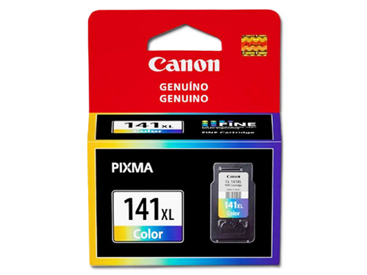 Cartucho Canon Cl-141xl Tricolor,rendimiento 400 Paginas,compatible Mg2110, Mg2210, Mg3110, Mg3210, Mg3510, Mg3610, Mg4110, Mg4210, Mx371, Mx391, Mx431, Mx451, Mx471, Mx511, Mx521, Mx531