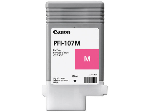 Tanque De Tinta Canon Pfi-107 M Magenta,compatible Pro-2000,pro-4000,pr0-6000,pro-4000s,pro-6000s,pro-2100,pro-4100,pr0-6100,pro-4100s,pro-6100s,capacidad 130 Ml