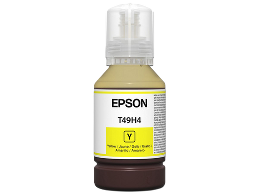 Cartucho Epson Modelo T49h Amarillo, Para Plotter T3170x 140 Ml