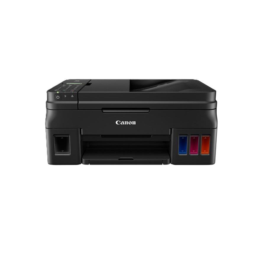 Multifuncional Canon G4110, Tinta Continua, Ipm 8.8 Negro/5.0 Color, Usb, Wifi, Simplex, Cama Plana Carta/ Adf Oficio/8.5x14, Consumibles Gi-190