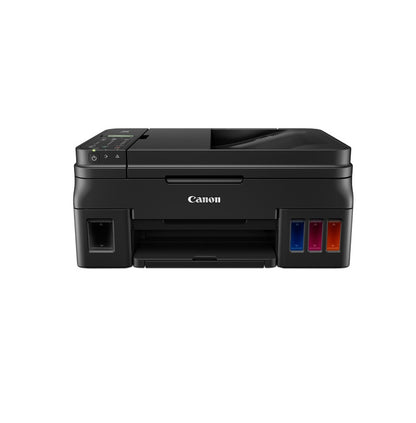 Multifuncional Canon G4110, Tinta Continua, Ipm 8.8 Negro/5.0 Color, Usb, Wifi, Simplex, Cama Plana Carta/ Adf Oficio/8.5x14, Consumibles Gi-190