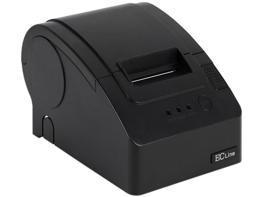 Miniprinter Ec Line Ec-pm-58110, Negro, Termica, 58 Mm, Usb, Serial, Rj11, Corte Manual, 110 Mm/seg