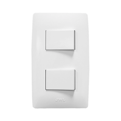 Apagador Doble De 127 V~60 Hz 10 A/ Color Blanco.