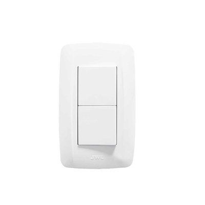 Apagador Escalera Doble De 10 A/ 127 V Ca ~ 60 Hz / 1 1/2 Módulos / Color Blanco.