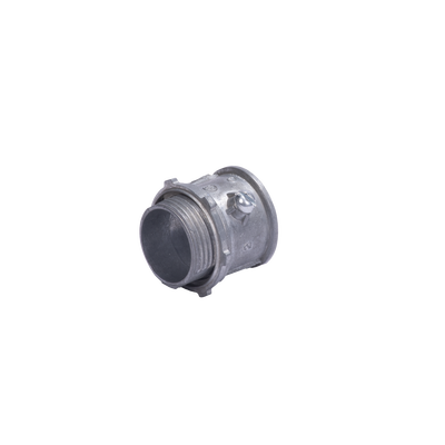 Conector 1 1/2" (38mm) Pared Delgada Con Tornillo Galvanizado Etiqueta Verde