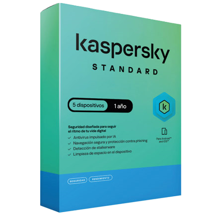 Kaspersky Standard 5 Disp 1 Año (fisica)