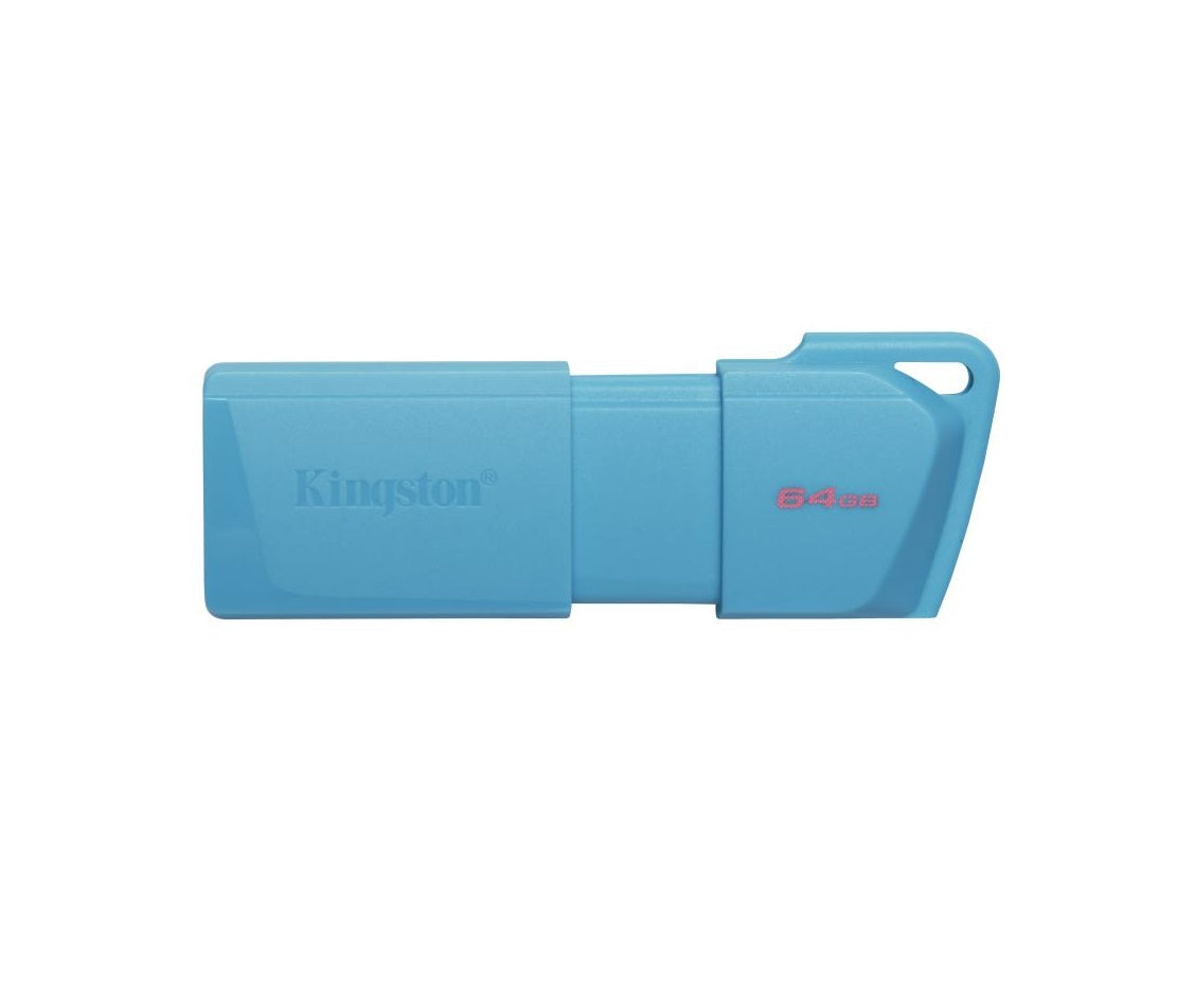 Memoria Flash Usb Kingston Data Traveler Exodia 64gb Gen 1 3.2 Tipo A Turquesa Neon (kc-u2l64-7lb)
