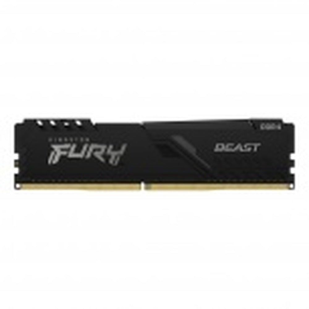 Memoria Ram Kingston Dimm Ddr4 8gb 3200mt/s Fury Beast Black Cl16 288pin 1.35v C/disipador De Calor P/pc/gamer/alto Rendimiento Kf432c16bb/8