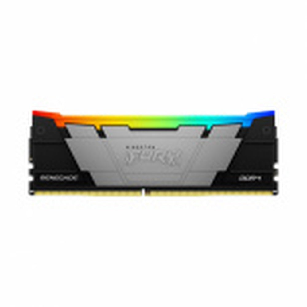 Memoria Ram Kingston Dimm Ddr4 8gb 3200mt/s Fury Renegade Black Xmp Rgb Cl16 288pin 1.35v C/disipador De Calor P/pc/gamer/alto Rendimiento Kf432c16rb2a/8