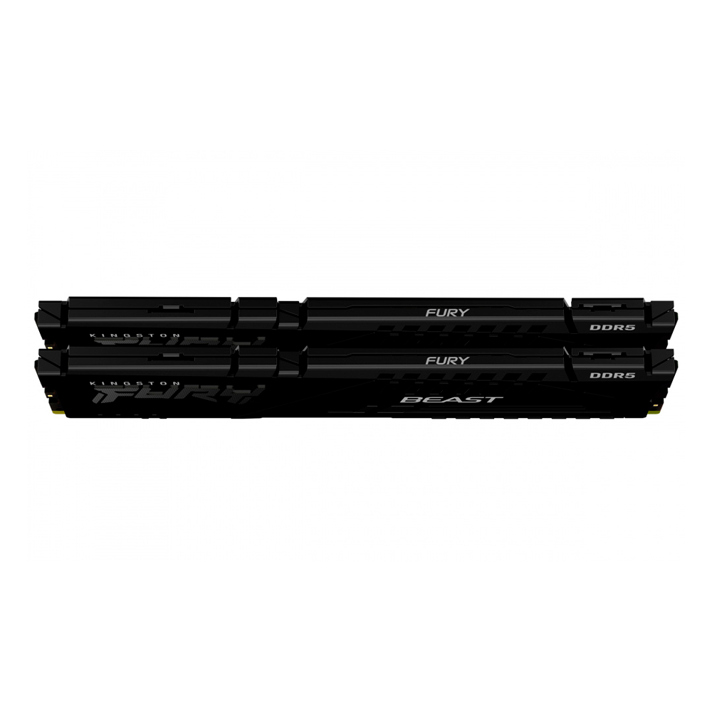 Memoria Ram Kingston Dimm Ddr5 32gb 2x16gb 6000mt/s Fury Beast Black Expo Cl36 288pin 1.35v C/disipador De Calor P/pc/gamer/alto Rendimiento Kit 2 Kf560c36bbe2k2-32