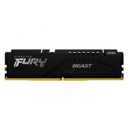 Memoria Ram Kingston Dimm Ddr5 32gb 2x16gb 6000mt/s Fury Beast Black Expo Cl36 288pin 1.35v C/disipador De Calor P/pc/gamer/alto Rendimiento Kit 2 Kf560c36bbe2k2-32