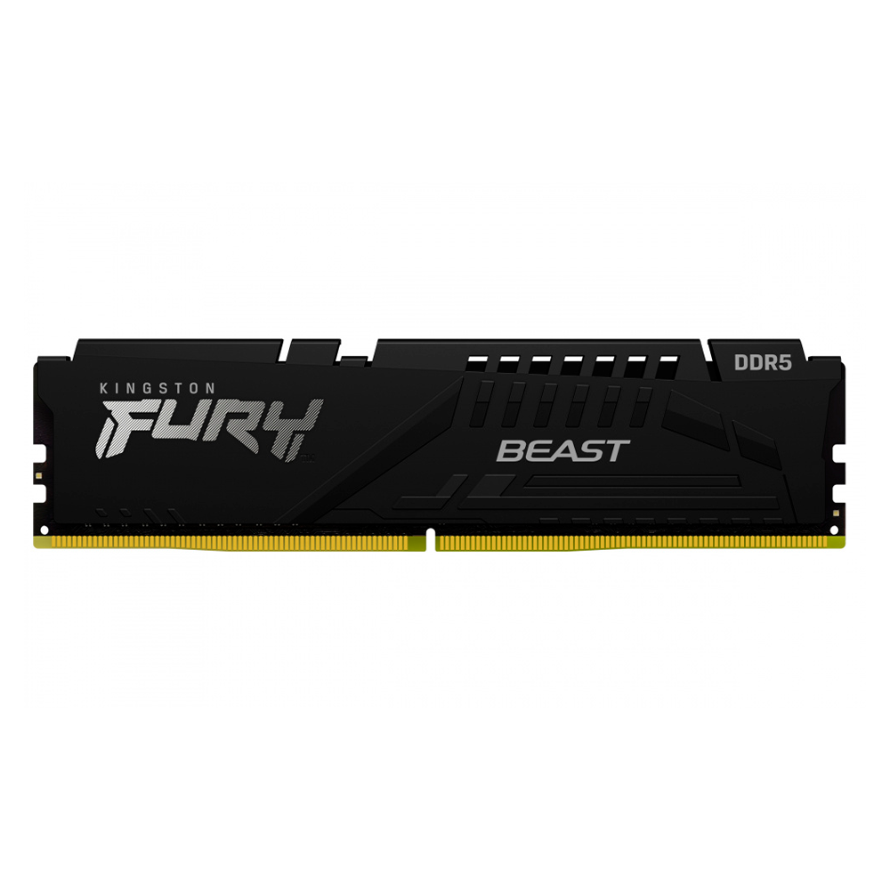 Memoria Ram Kingston Dimm Ddr5 16gb 5600mt/s Fury Beast Black Expo Cl36 288pin 1.25v C/disipador De Calor P/pc/gamer/alto Rendimiento Kf556c36bbe-16