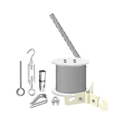 Kit  De Sujeción De Mástil De 6 Metros A Piso De Concreto.