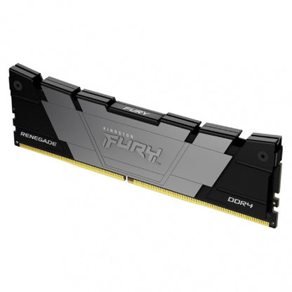 Memoria Ram Kingston Dimm Ddr4 16gb 4000mt/s Fury Renegade Black Xmp Cl19 288pin 1.35v C/disipador De Calor P/pc/gamer/alto Rendimiento Kf440c19rb12/16