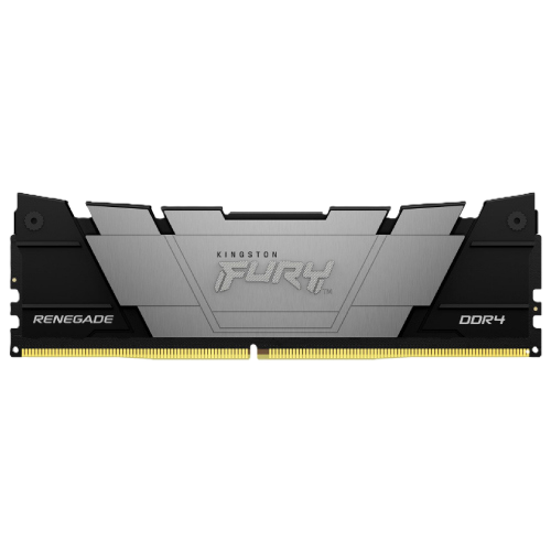Memoria Ram Kingston Dimm Ddr4 16gb 4000mt/s Fury Renegade Black Xmp Cl19 288pin 1.35v C/disipador De Calor P/pc/gamer/alto Rendimiento Kf440c19rb12/16