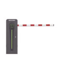 Barrera Vehicular Con Brazo Abatible Por Colisión 4 Mts Incluido / Derecha / Alto Desempeño / Brushless / Semáforo Rojo-verde En Gabinete / Incluye 2 Controles Remotos