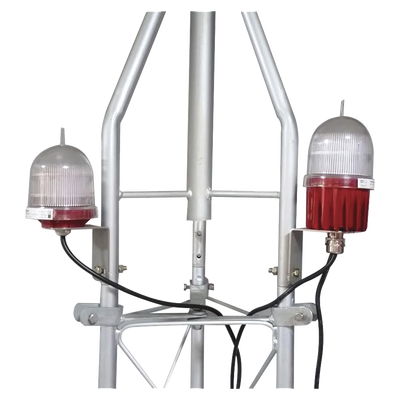 Lámpara De Obstrucción Doble Tipo L-810 (certificada). Voltaje De Operación: 110 Vca.