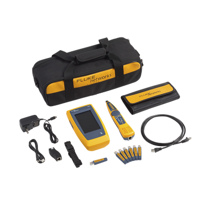 Kit Avanzado De Calificador De Red Linkiq, Para Verificar Rendimiento De Cableado Hasta 10gbps Basado En Frecuencia, Con Pantalla Multitáctil A Color