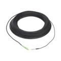 Rollo de Fibra Óptica Drop Redonda G657A2 Monomodo Simplex de 100 Metros con Conectores SC/APC-SC/APC para Instalaciones Aéreas o a la Intemperie