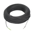 Rollo de Fibra Óptica Drop Redonda G657A2 Monomodo Simplex de 150 Metros con Conectores SC/APC-SC/APC para Instalaciones Aéreas o a la Intemperie