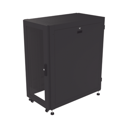 Gabinete Profesional para Telecomunicaciones de 24UR, 600 mm de Ancho x 1000 mm de Profundidad, Se envía el Gabinete Armado.