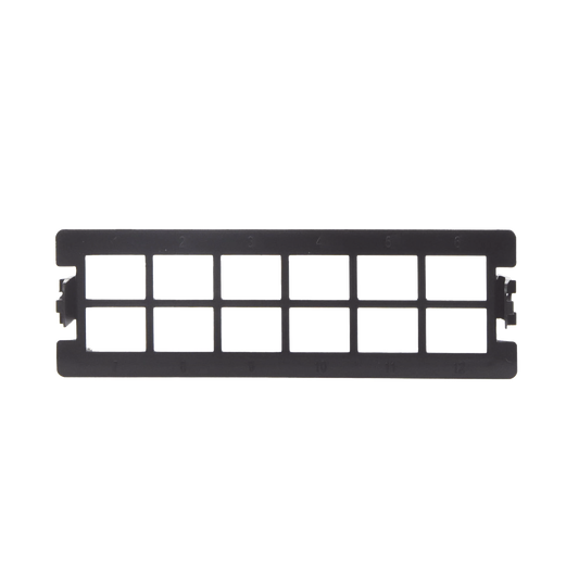 Placa acopladora vacía para Distribuidor de Fibra Óptica LP-ODF-8024, acepta 12 acopladores SC simplex o 12 acopladores LC Duplex, color negro