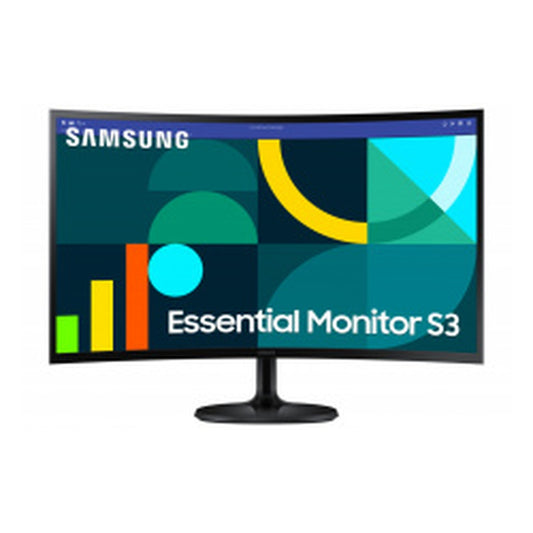Monitor Led Samsung 27 Pulgadas /s3 S36gd Mainstream/ Fhd (1920 X 1080) / Va / Curvo/hdmi/d-sub/ 100hz / Negro.