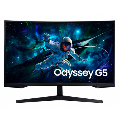 Monitor Led Samsung 32 Pulgadas /g5 G55c Odyssey/ Qhd (2560 X 1440) / Va / Widescreen /curvo/ Hdmi / Dp / 165hz / Negro.