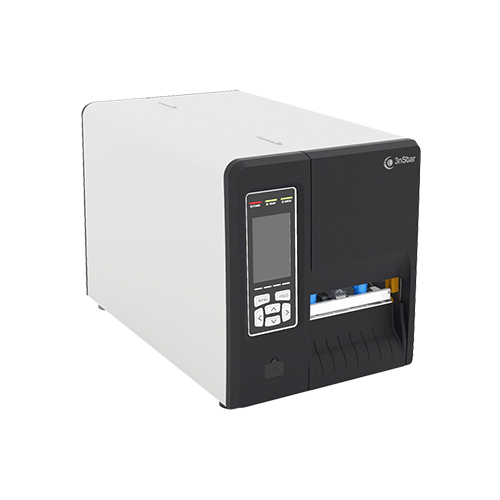 Impresora De Etiquetas 3nstar Ltt644 , Transferencia Termica Y Termica Directa, DiseÑo Industrial Gris/ Negro  Con Facil Carga De Cinta Y Etiqueta  , Usb,lan Y Serial , 200mm/s, 300 Dpi