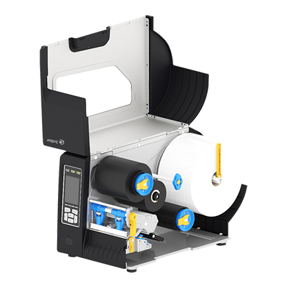 Impresora De Etiquetas 3nstar Ltt644 , Transferencia Termica Y Termica Directa, DiseÑo Industrial Gris/ Negro  Con Facil Carga De Cinta Y Etiqueta  , Usb,lan Y Serial , 200mm/s, 300 Dpi
