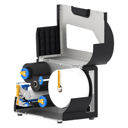 Impresora De Etiquetas 3nstar Ltt644 , Transferencia Termica Y Termica Directa, DiseÑo Industrial Gris/ Negro  Con Facil Carga De Cinta Y Etiqueta  , Usb,lan Y Serial , 200mm/s, 300 Dpi