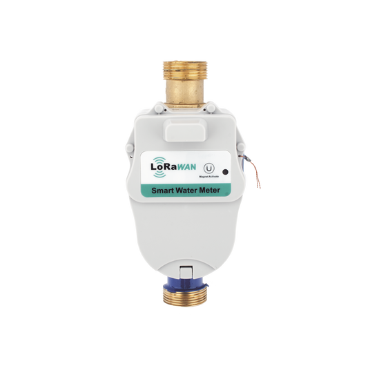FLUJOMETRO DE AGUA  LORAWAN® PARA TUBERIA DE 1 PULGADA CON VALVULA DE CORTE DE FUJO