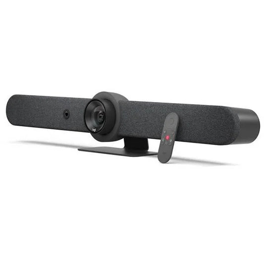 Sistema De Videoconferencia Logitech Rally Bar All In One 4k 30fps Zoom 15x Hd Ideal Para Salas Medianas Y Grandes Grafito.