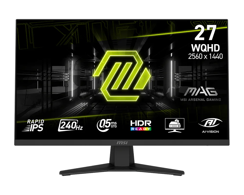 Monitor Gamer Msi Mag 274qf X24  /27 / 240 Hz/2xhdmi/dispayport1.4 Plano