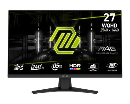 Monitor Gamer Msi Mag 274qf X24  /27 / 240 Hz/2xhdmi/dispayport1.4 Plano