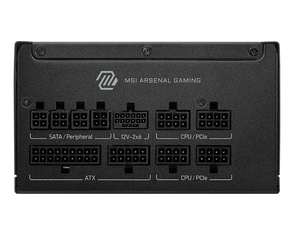 Fuente De Poder Msi 1000w/80 Plus Gold /negro/atx/modular