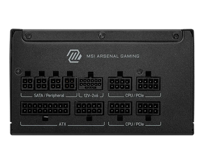 Fuente De Poder Msi 1000w/80 Plus Gold /negro/atx/modular