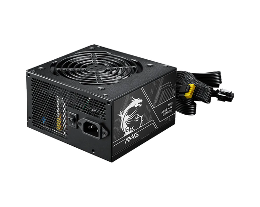 Fuente De Poder Msi Mag A650gn Ii 650w/80 Plus Gold/negro/atx/no Modular