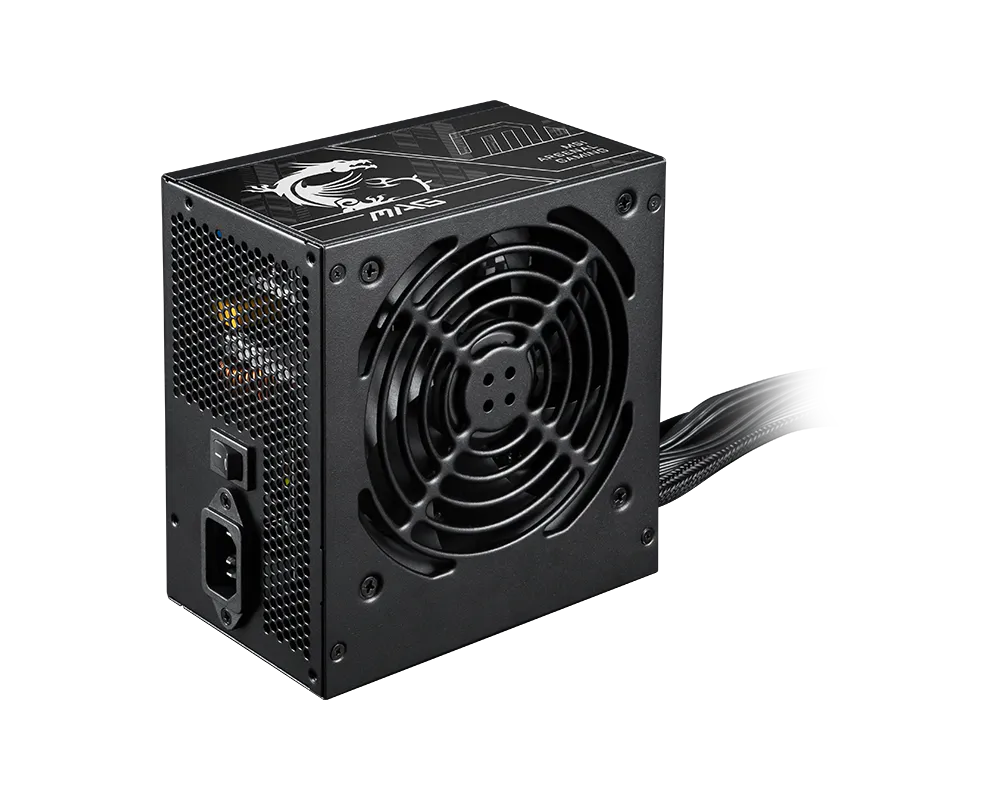 Fuente De Poder Msi Mag A650gn Ii 650w/80 Plus Gold/negro/atx/no Modular