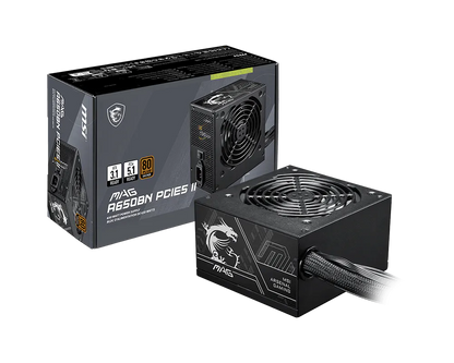 Fuente De Poder Msi Mag A650gn Ii 650w/80 Plus Gold/negro/atx/no Modular